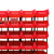 零件盒组合式 塑料元件物料盒货架螺丝盒 460*300*170mm 红色390*255*150mm 红色