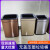 定制垃圾桶不锈钢方形无盖直投客厅厨房卫生间12L商用40升大容量 30L 砂银钢