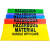 聚乙烯防化垃圾袋实验室生物危险品医疗废物耐酸碱腐蚀蓝黄红紫色 黄色 48 76cm16丝50只 加厚