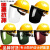 定制定制电焊面罩配全帽式焊防护面具防烤脸护脸全脸焊头戴式焊帽 (深色)面罩+黄色安全帽
