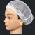 透气网帽男女通用无尘车间防掉头发工厂工作帽帽艾灸浴帽可水洗头套夏 (白色)1个