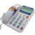 定制定制B255来电显示 电话机 办公座机宾馆电话双插孔座式 带报号功能白色B270