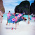 SMVP度假沙滩浴巾速干吸水巾男女温泉游泳浴巾超细纤维儿童飞机毯 巾-粉色