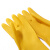 兰诗（LAUTEE）NY-004 短款牛津手套 清洁劳保乳胶防水手套 10双装XL码