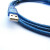 usb打印机数据线2.0打印机线高速方口USB打印线0.3 1.5 3 5 10米m 天蓝色 1.5m