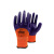 瑞珂韦尔（Rockwell）NL2006 丁腈半浸胶劳保手套13针编织耐油耐磨透气安全手套工作防护手套紫色8寸 36双装