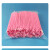 COFLYEE一次性无纺布帽子网帽圆帽条形帽粉色（10克料）19寸单筋（长49cm/只）100只装