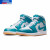 耐克（NIKE）男鞋AIR JORDAN 1 MID AJ1高帮实战训练篮球鞋时尚潮流休闲鞋板鞋 DQ8426-400/白蓝配色 41码