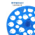 安达通 水浴锅漂浮 塑料多用圆形泡沫水漂浮漂浮板离心管架 泡沫四叶草16孔(10个） 