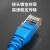 广昌兴（G.C.X）超五类网线成品跳线CAT5 2米 蓝色 无氧铜芯 高速网络宽带数据线主机连接百兆路由器监控线