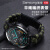 优伦诗适用三星Galaxy Watch6丨4 Classic表带Watch5丨5pro丨S4伞绳编织腕带 黑绿色 三星Watch5/6代40/44mm-20mm