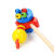 牧奈斯（MUNAISI）新年礼物 木制儿童小拉车玩具婴儿手拉车拖行玩具拖拉学步木制拉 小熊拉车