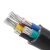 阻燃YJLV4+1铝芯70 95 150平方电缆4芯185国标VLV铠装240单芯300 国标4芯95平方（1米)