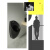 摩狮一体式黑色小便斗自动感应器挂墙式男陶瓷智能小便池壁挂 MS-X02【哑光黑】(默认墙排)