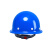 懒牛国标安全帽工地ABS 玻璃钢加厚透气-蓝色电力建筑领导用头盔