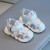 迪士尼（Disney）宝宝夏季凉鞋男婴儿软底学步鞋0一1-3岁半两女童包头夏款小童鞋子 粉色 内长14.3cm22码