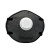 耐呗斯 KP95杯型口罩 防酸性气体活性炭口罩 耳戴式有阀 外置鼻梁NBS9585VCP 15只/盒