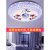 LED吸顶灯现代简约客厅卧室灯大气蓝牙婚房间2021年圆形灯具 花开富贵50cm四色无极- 侧发粉光