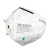 3M 9502V 防尘口罩 带呼吸阀KN95头带式劳保口罩 独立装 1个 企业专享 请以25的倍数下单HJ