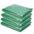 金诗洛 彩色商用大号垃圾袋 加厚塑料平口袋 分类袋 100*120cm绿色（50个）JM-0002