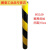 双色黄黑反光膜 道路交通柱子红白贴 电线杆子路桩警示夜光膜标识 80cm 黄黑斜纹10 一米