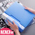 100页a4收纳盒塑料文件蓝色放重要文件的盒子盒夹合同文档整理朔 分页资料盒/100页(2个)