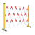 晟策 玻璃钢 绝缘伸缩围栏 可移动式安全防护栏隔离 管式伸缩围栏1.2*2米普通款4.7kg
