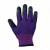 乳胶发泡王浸胶带胶耐磨防滑护薄款透气工作劳保动手套男女士大小 紫色发泡王(12双装) XL