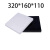 工耐德 pom板加工白色聚甲醛板材赛钢硬塑料方块耐磨零切定制  单位：个 320*160*110