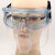 焊工眼睛防油溅透气防护面罩透明全脸头罩炒菜焊工保护眼睛油漆打 防飞溅面罩