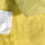 一次性防护服隔离衣加厚参观防尘服手术衣打农药实验服纹绣工作服 黄色加厚针织袖口100件 M