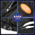 NASA GISS 官方潮牌联名假两件连帽男士棉服棉衣男冬季加厚男生面包服棉袄外套男装衣服 蓝色 3XL 