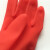 韩国明岩橡胶手套耐用型洗碗乳胶手套手套工业保洁清洁胶皮手套 红色10双装 M