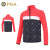 PGA 儿童高尔夫服装 男童秋冬保暖外套 拼色设计 加棉球服 立领设计 101228-红黑色【夹棉】 S