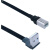 定制通用USB 2.0A公弯头转B公打印数据线 2.0打印机线 高速方口弯 A上-BM直 0.3m
