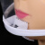梓萤岔口罩适用于专用厨师透明微笑厨房定制食堂塑料餐饮餐厅防雾口水飞 透明防雾4盒40个(可循环使用)