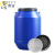 鸥宜ORYT 大白桶水桶化工桶储水塑料桶大号带盖圆桶加厚胶桶大容量 25L蓝色加厚款