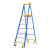 稳耐梯子绝缘电工梯七步平台梯超市库房理货梯3.2米可移动 P170-7CN FG