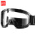 者也（ZYE）全封闭式护目镜 黑色防雾型 防飞溅防风沙可戴近视镜