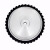 砂带机橡胶轮铝芯砂带轮打磨过砂沙带机配件沙带套轮主动轮抛光轮定制 300*100*25(孔)55度