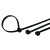 联嘉 尼龙扎带 捆绑束线自锁式扎线 塑料扎带 黑色 3×120mm 厚1.2mm 1000条