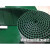 适用于PVC流水线草坪纹输送带小型绿色挡板皮带传送带胶皮防滑无缝 绿色平面