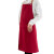 易美丽诺 LCF0562 牛仔帆布加厚防污厨房工作理发围裙 帆布大红