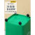 浙江乡镇四色垃圾分类垃圾桶万向轮商用环卫垃圾箱垃圾箱带盖 军绿色 120L分类/绿/厨余