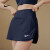 NIKE5耐克运动短裙夏薄训练跑步带内衬宽松高腰显瘦瑜伽网球裙裤 白色 XL