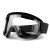 谋福582高清防冲击护目镜 工业眼罩 劳保防护眼镜 骑行 （黑框 海绵款）
