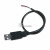 USB数据线电源线单头2芯4usb线风扇供电接头led灯条公母头电源线 USB公头 2芯 电源线 1米 无规格
