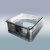 西门子防水盒防溅盒黑白金灰色卫生间室外厨房透明ip55户外防护罩 银色