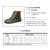 搏峰（BOFENG）高帮劳保鞋 GZX2防滑透气解放胶鞋 绿色防水款39码
