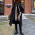 NQSQ毛呢大衣男帅气中长款韩系大衣冬季英伦风洋气风衣男加厚外套 双.黑色 m90-1斤